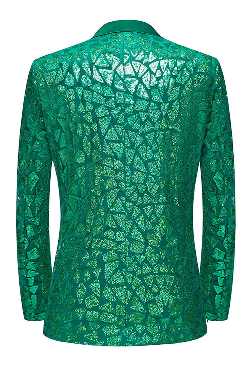 Sparkly Black Golden 2 Piece Sequins Prom Homecoming Men's Suits