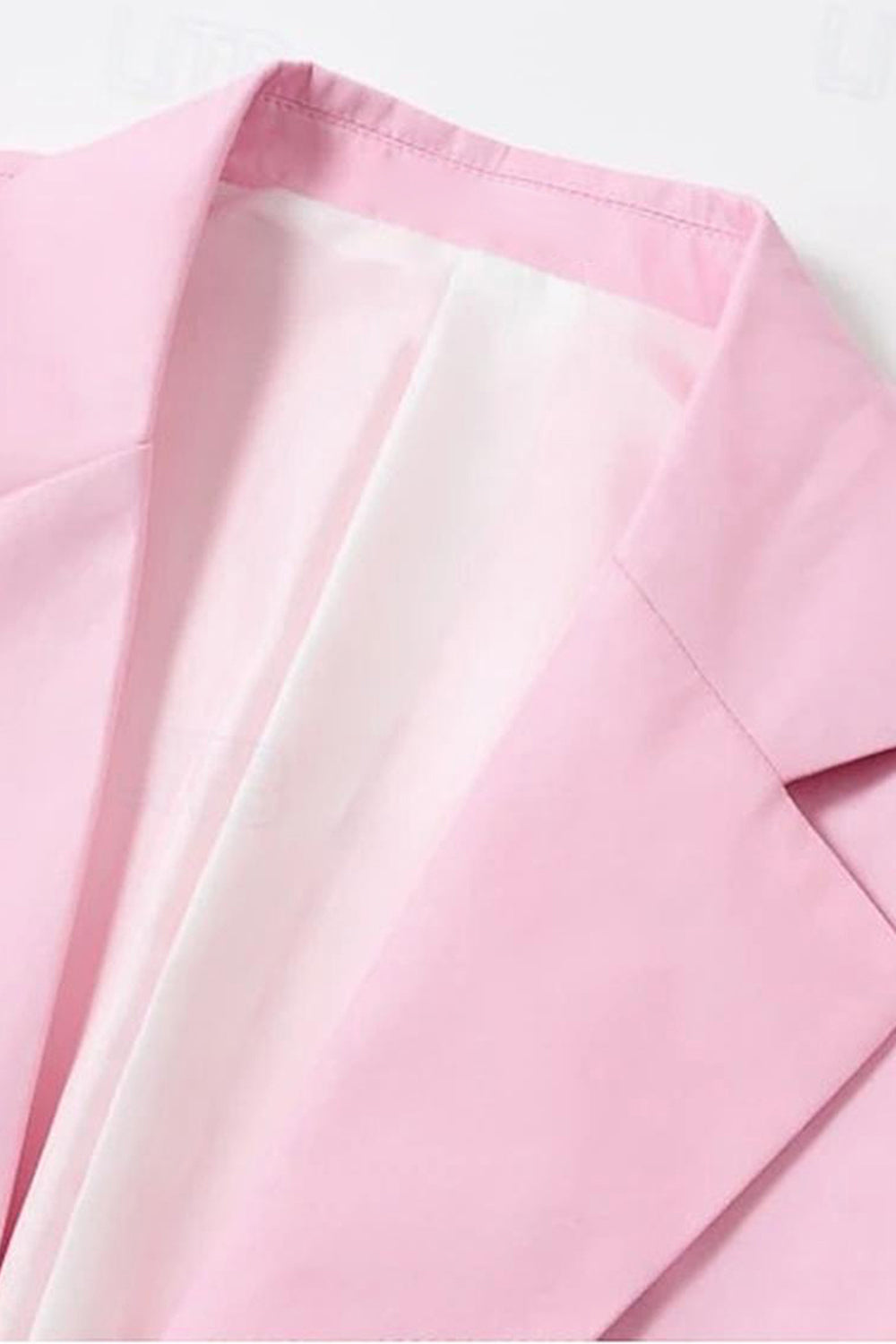 Blush Notched Lapel Single Breated Men Blazer