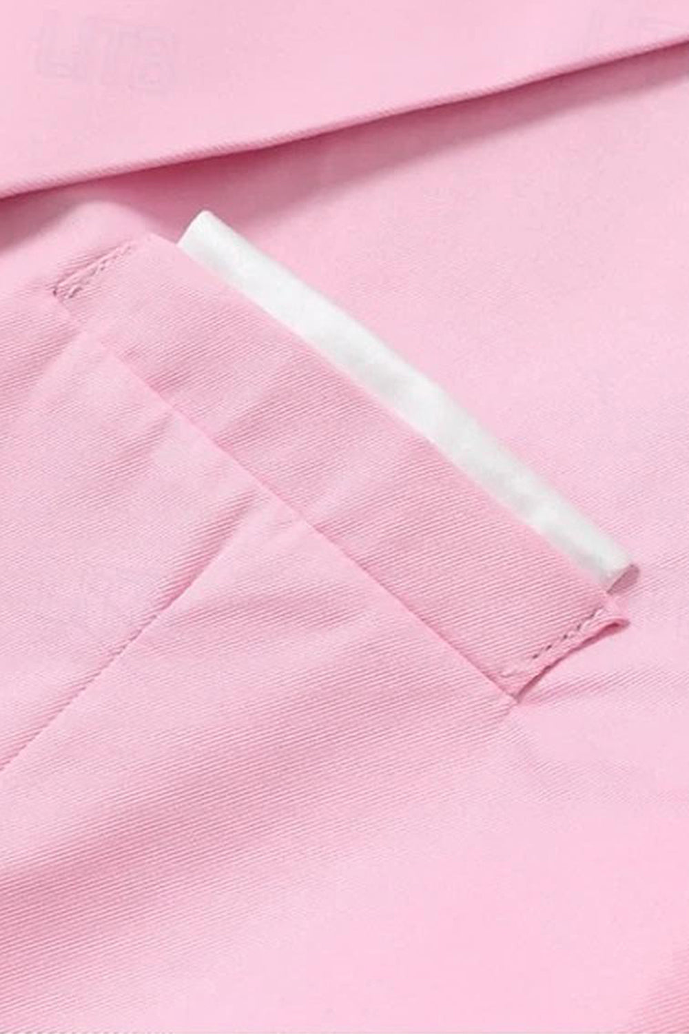 Blush Notched Lapel Single Breated Men Blazer