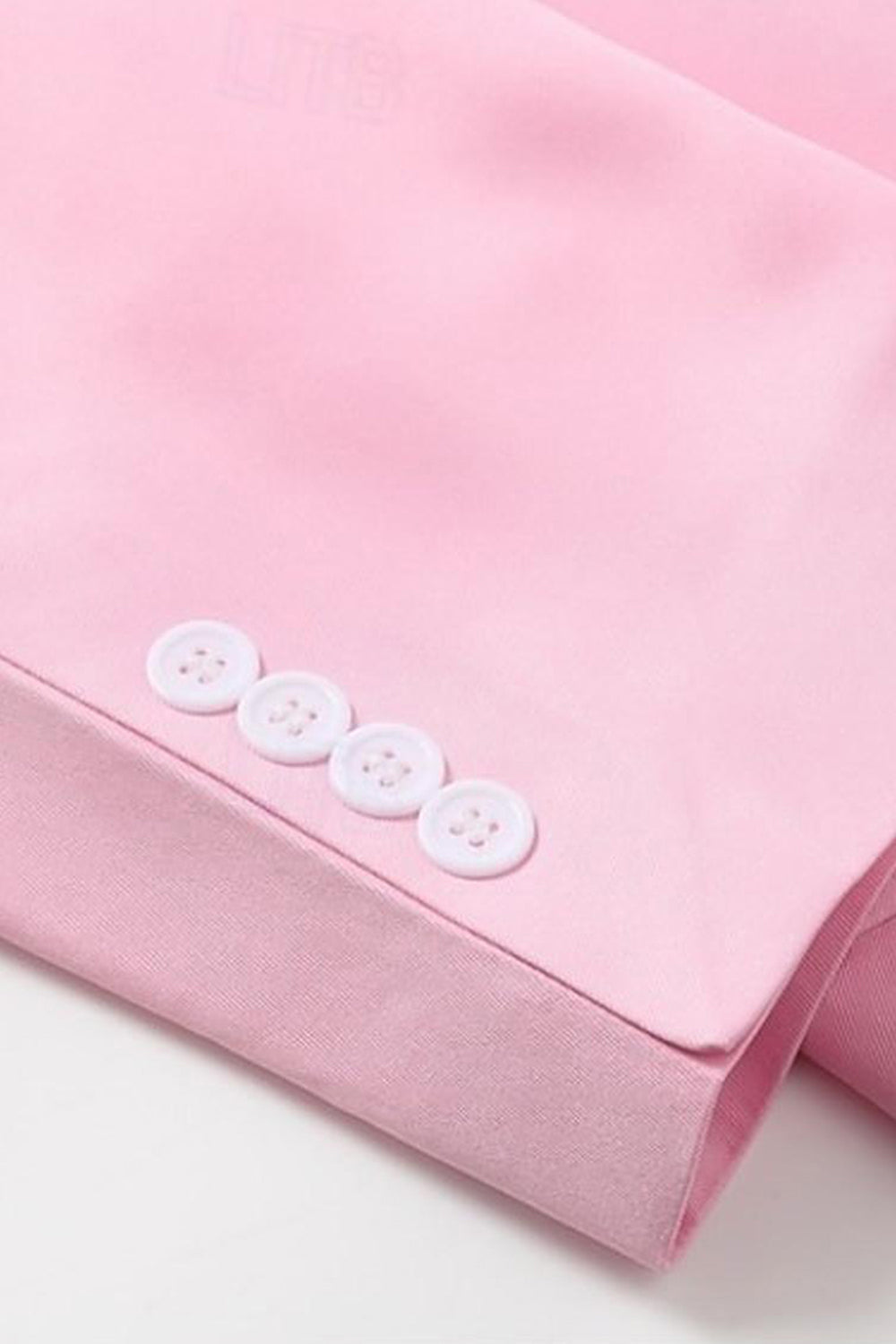 Blush Notched Lapel Single Breated Men Blazer