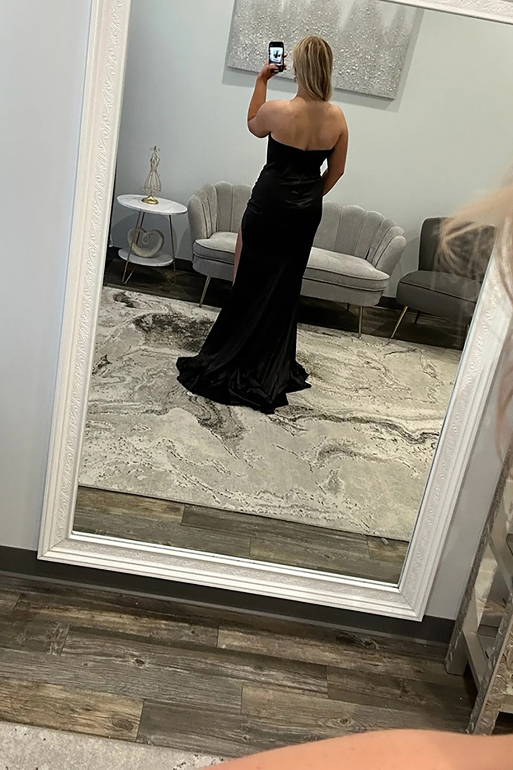 Sparkly Fuchsia Mermaid Corset Sweetheart Long Satin Prom Dress with Bows