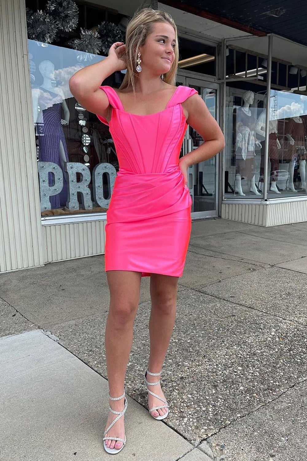 Trendy Bodycon Off the Shoulder Turquoise Short Homecoming Dress with Ruched