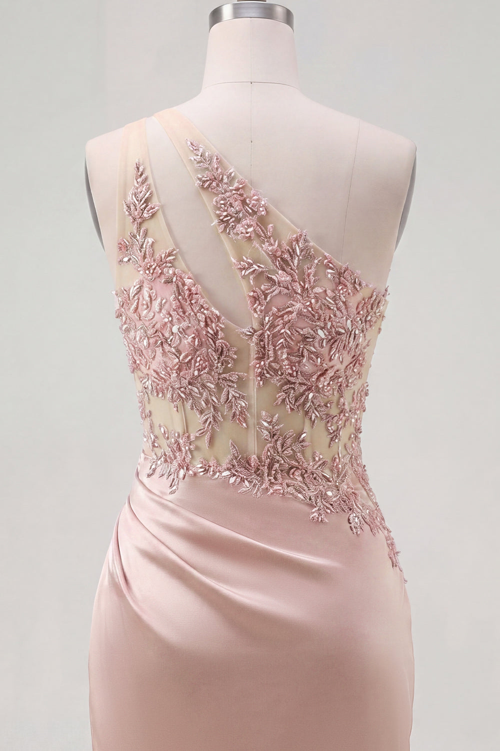 Corset Beaded Keyhole Sparkly Champagne Tight Short Homecoming Dress