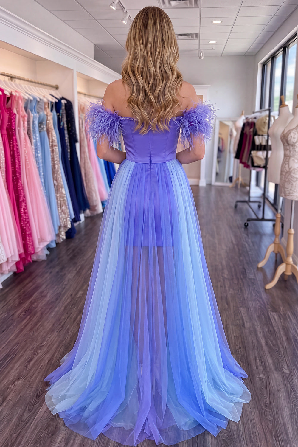 Sparkly Purple Beaded Short Tight Homecoming Dress with Cape
