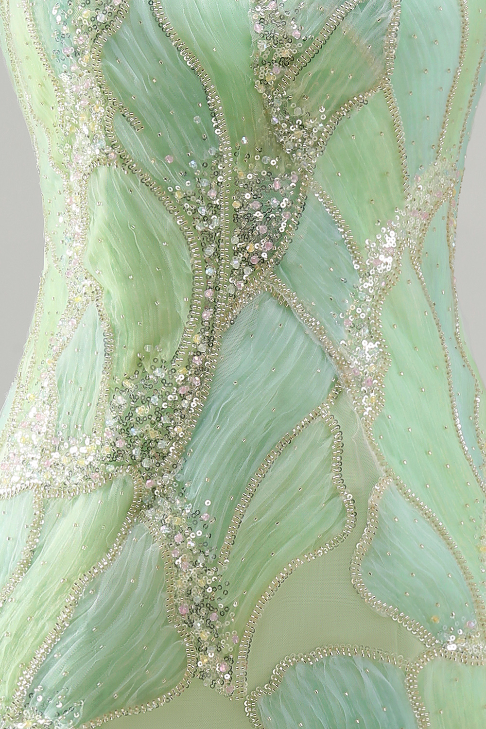 Sparkly Mint Green Strapless Sequin Tight Short Homecoming Dress