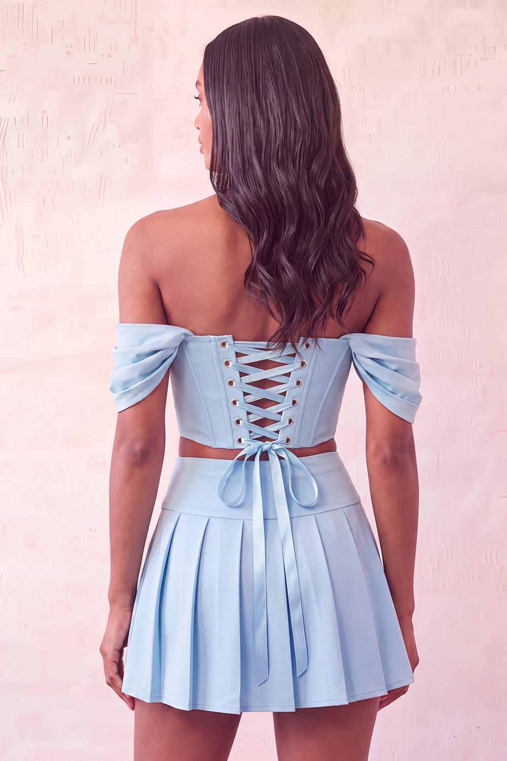 Mint Green Ruched A-Line Short Corset Homecoming Dress with Beading