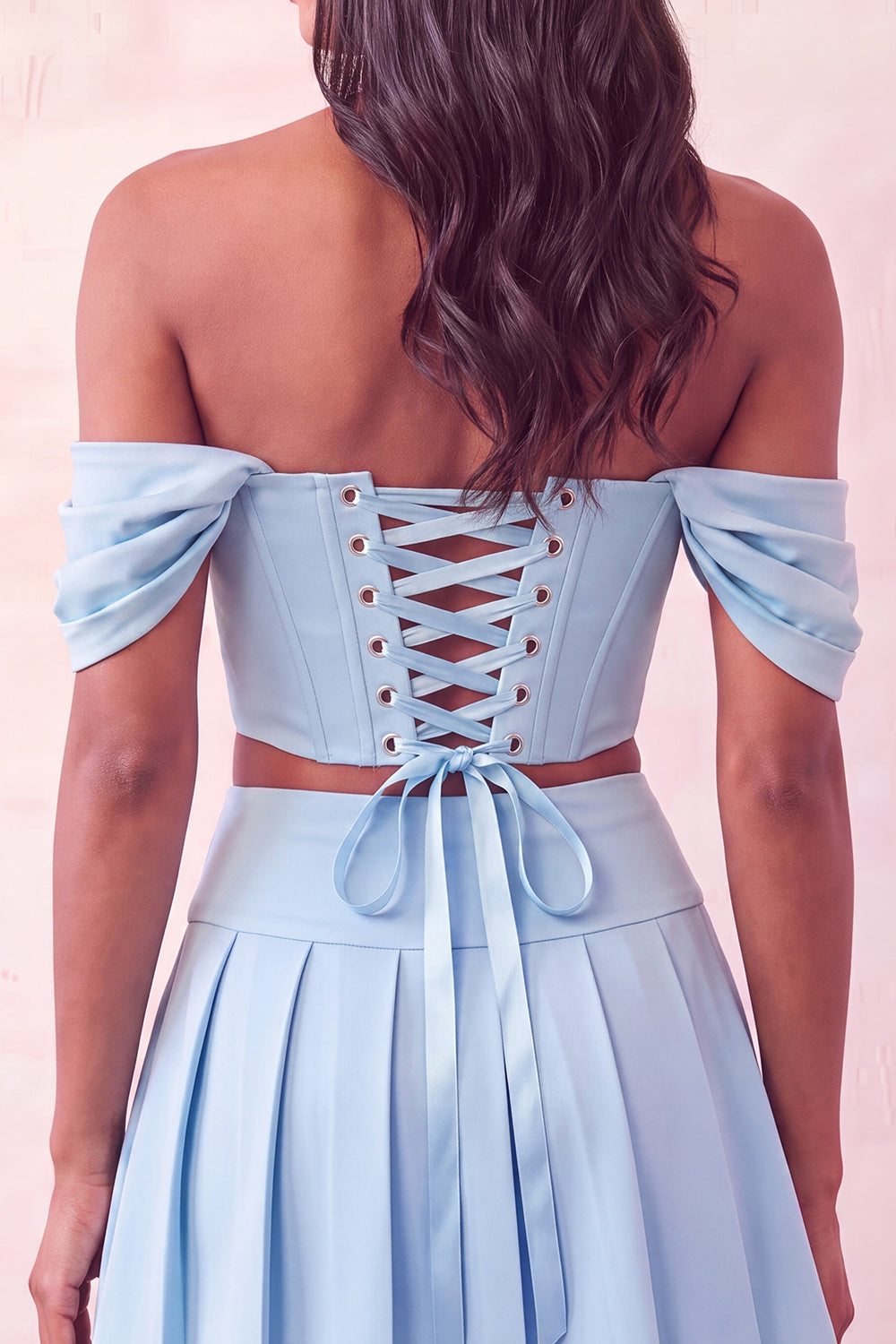 Mint Green Ruched A-Line Short Corset Homecoming Dress with Beading