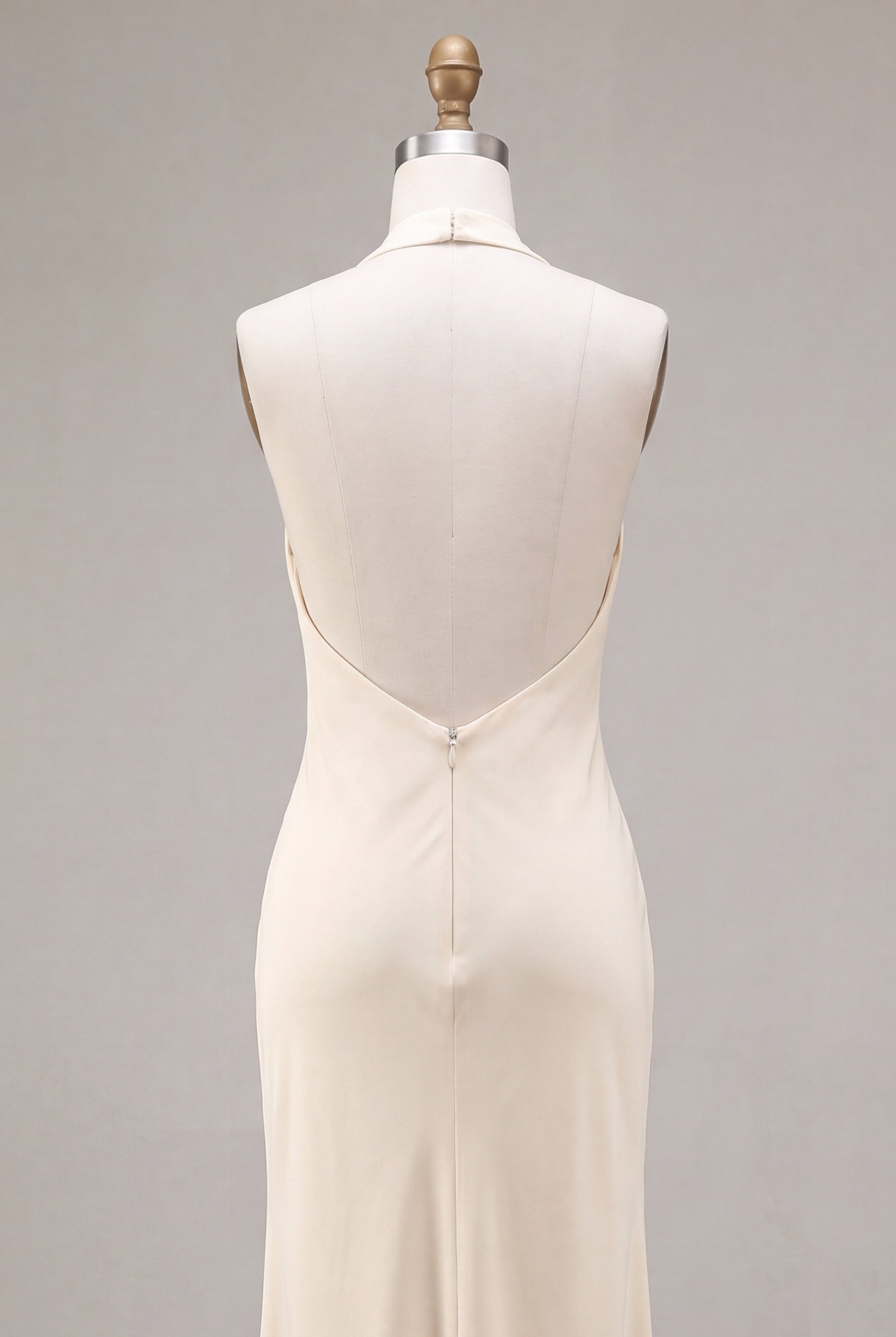 Apricot Ruched Ruffled Maxi Wedding Guest Dress with 3D Flower