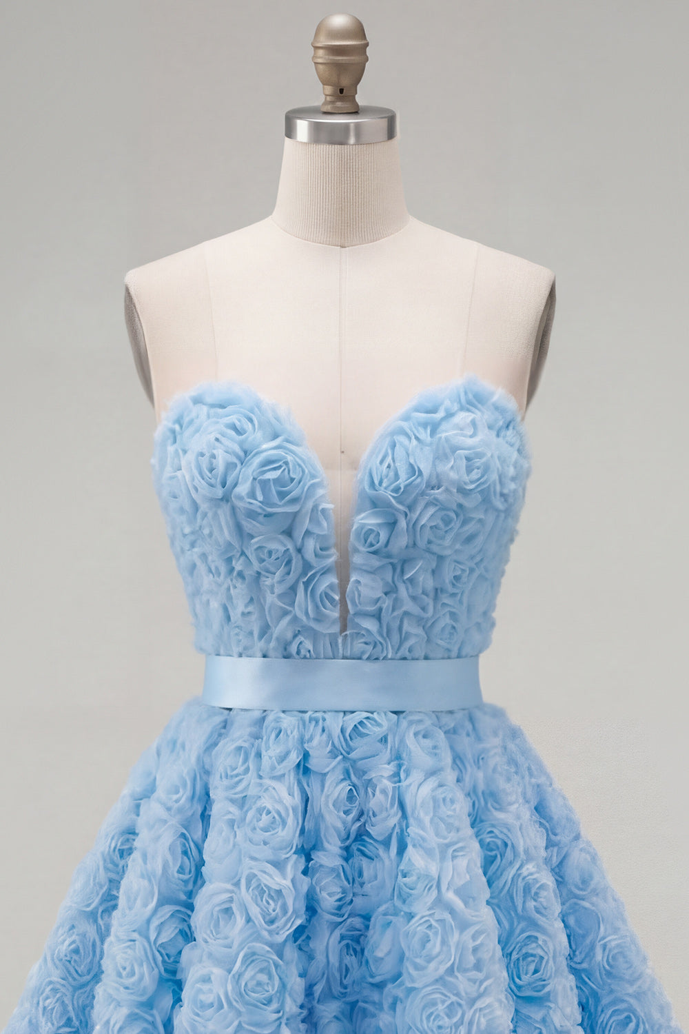 Pink A-Line Sweetheart Short Homecoming Dress with 3D Flowers