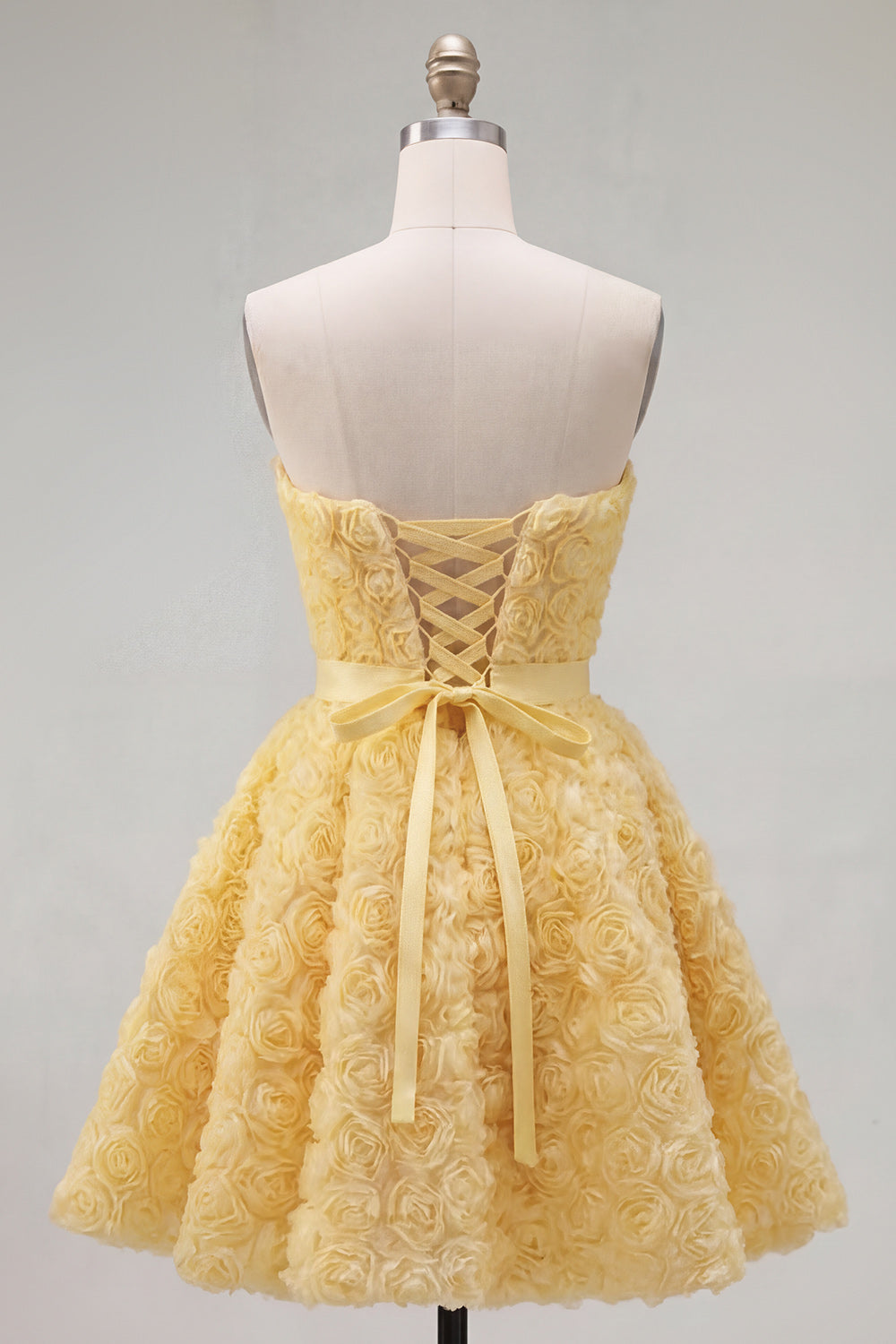 Pink A-Line Sweetheart Short Homecoming Dress with 3D Flowers