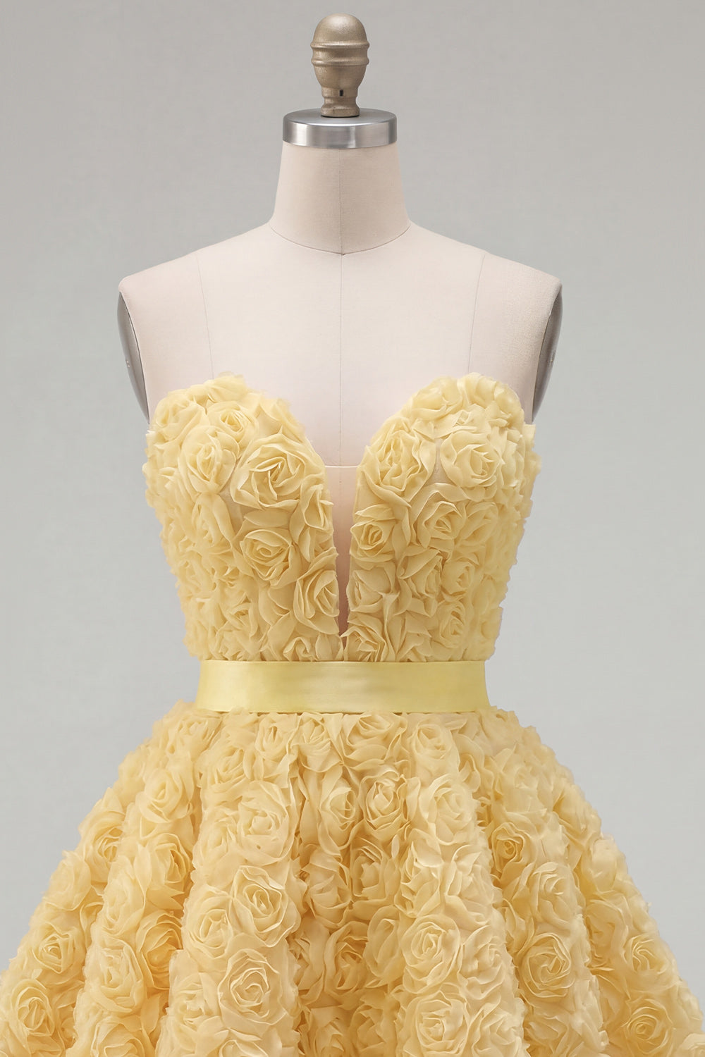 Pink A-Line Sweetheart Short Homecoming Dress with 3D Flowers
