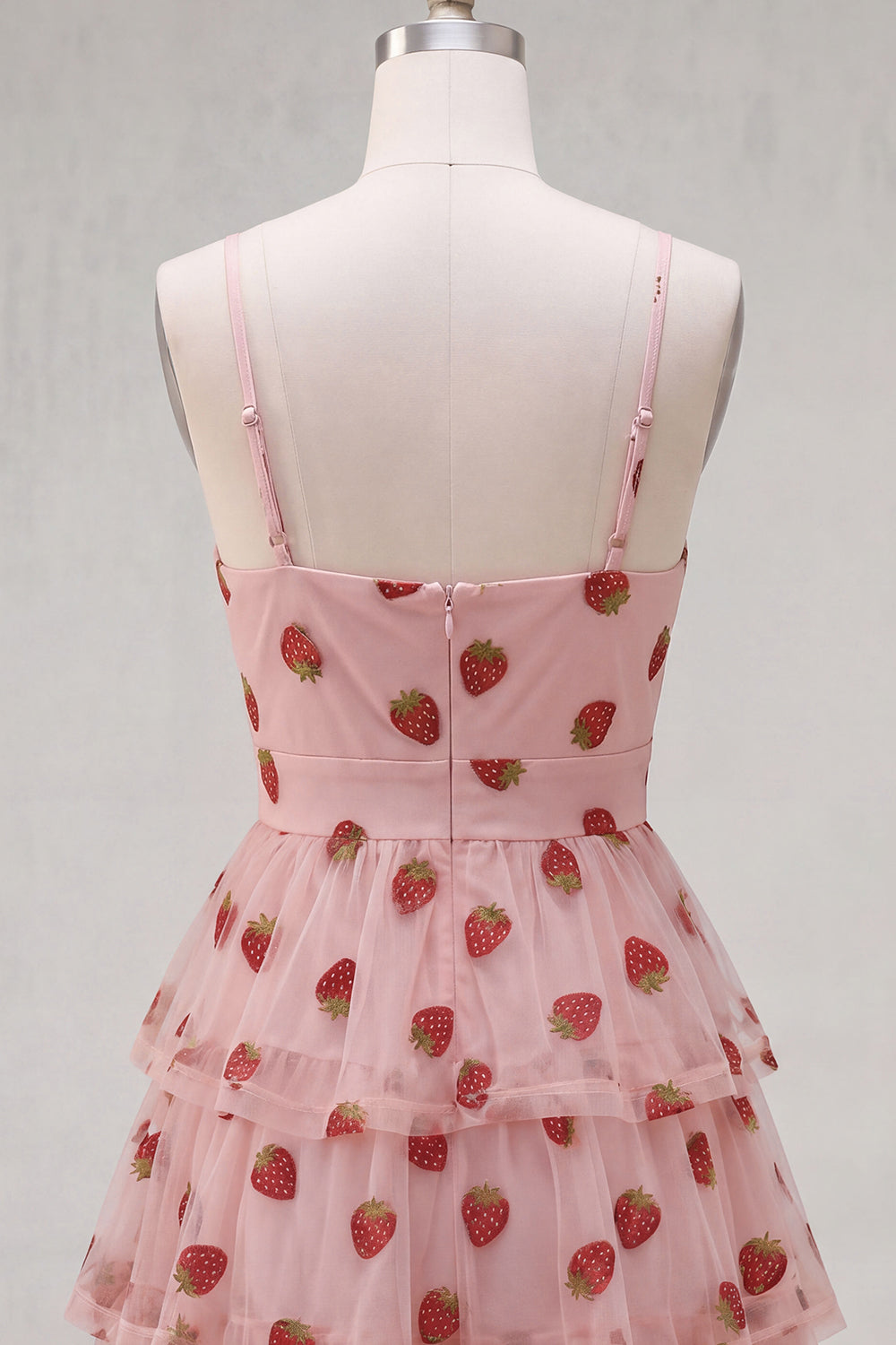 White Keyhole Printed A Line Ruched Tiered Short Homecoming Dress