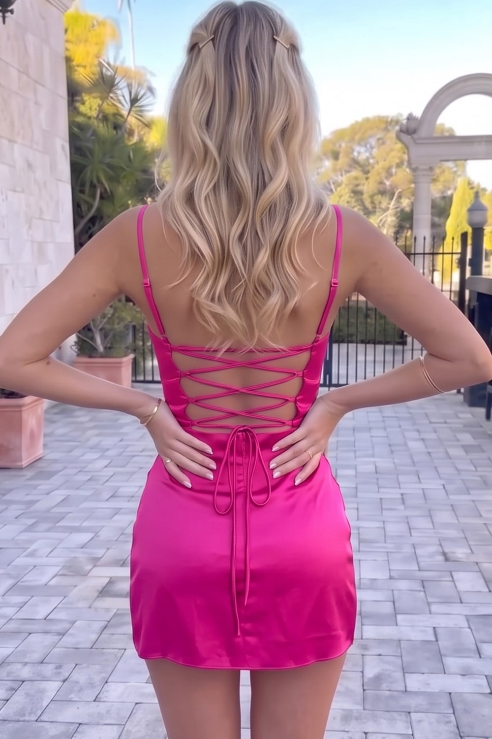 Emerald Bodycon Spaghetti Straps Short Homecoming Dress with Lace