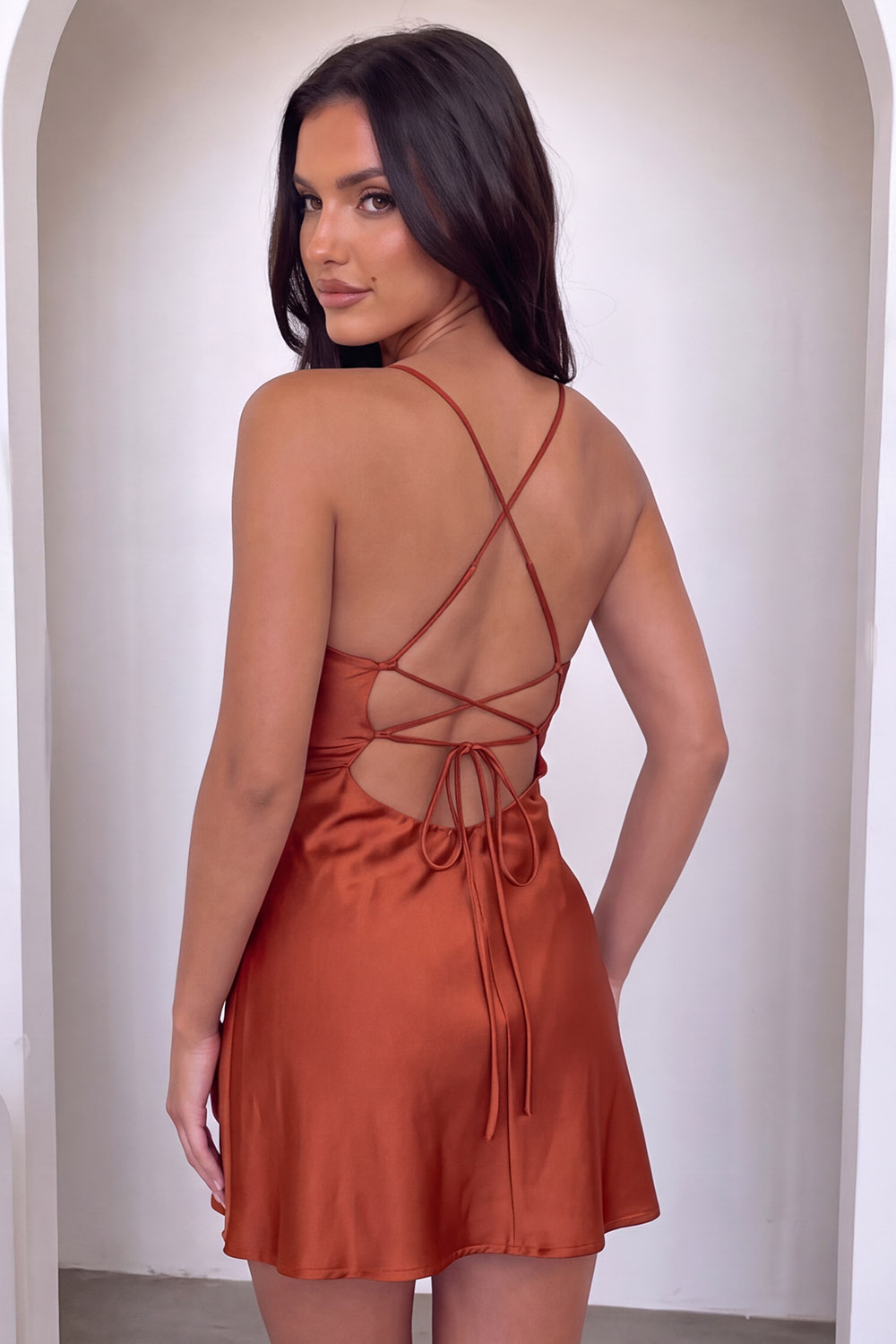 Burgundy Bodycon Spaghetti Straps Short Homecoming Dress