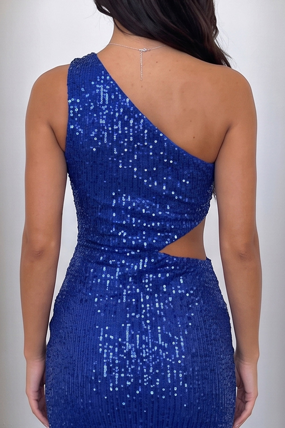 Sparkly Royal Blue Bodycon Sequins Short Homecoming Dress