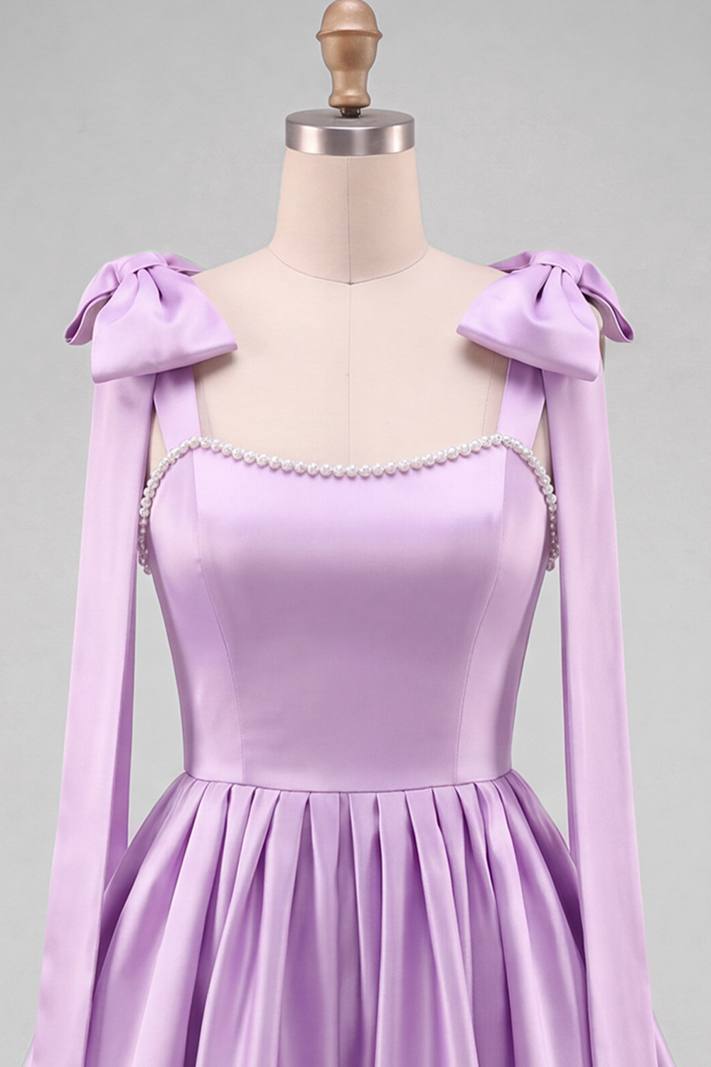 Daffodil A-Line Thick Straps Short Homecoming Dress with Bow