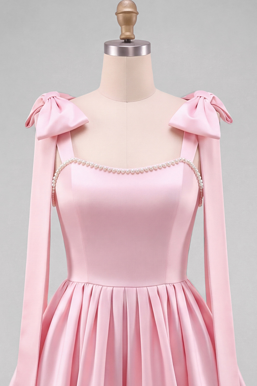 Daffodil A-Line Thick Straps Short Homecoming Dress with Bow