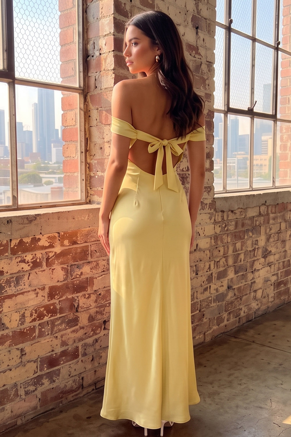 Pink Sheath Off the Shoulder Ruched Long Formal Dress