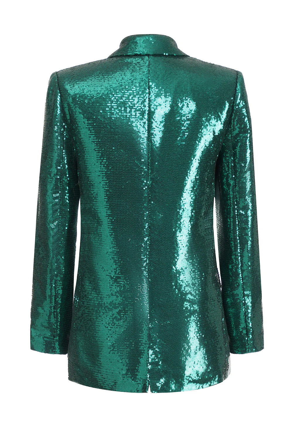 Sparkly Green Sequins 2 Pieces Women Blazer with Skirt