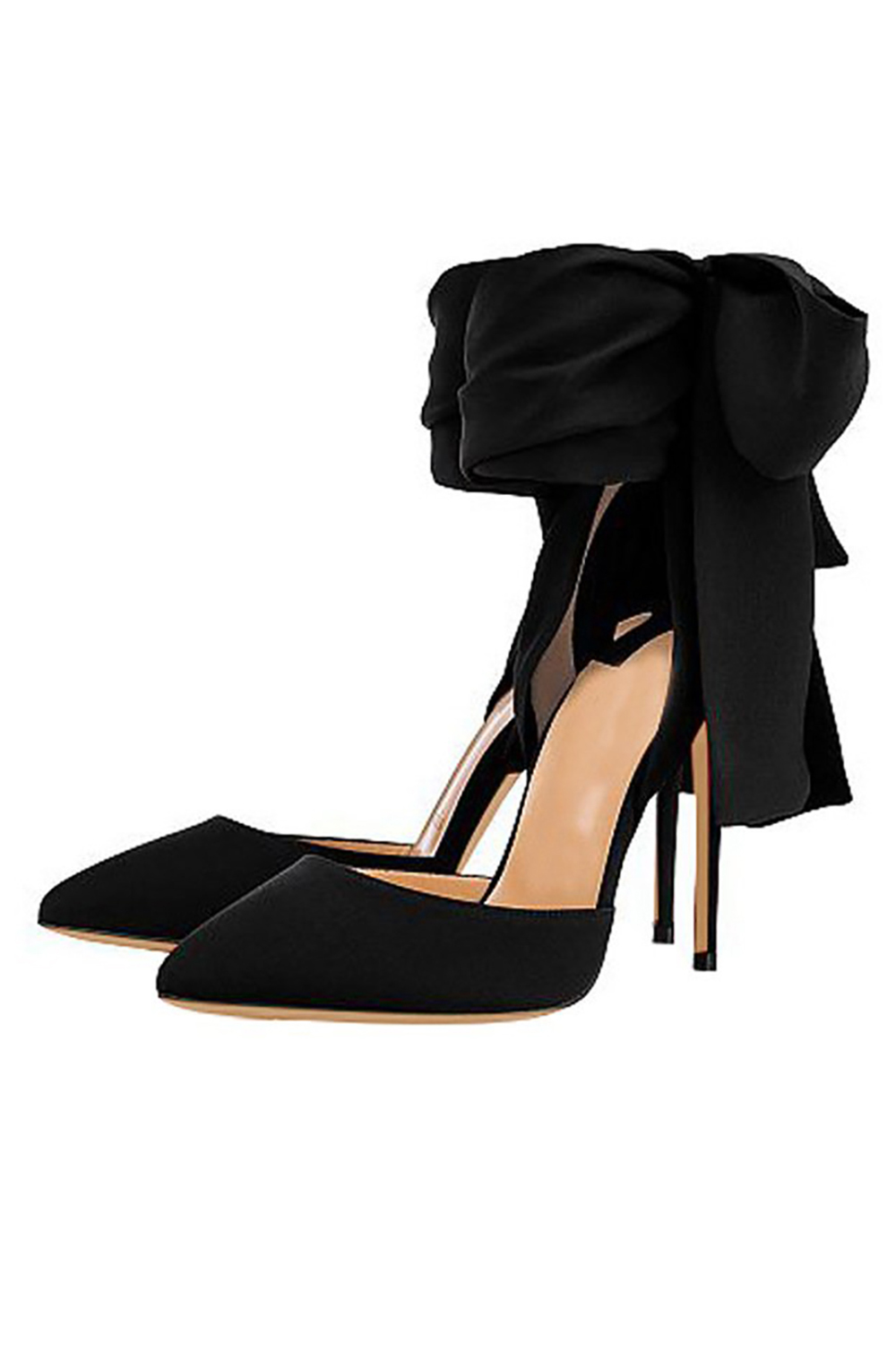 Elegant Pointed High Heels Party Shoes with Bows