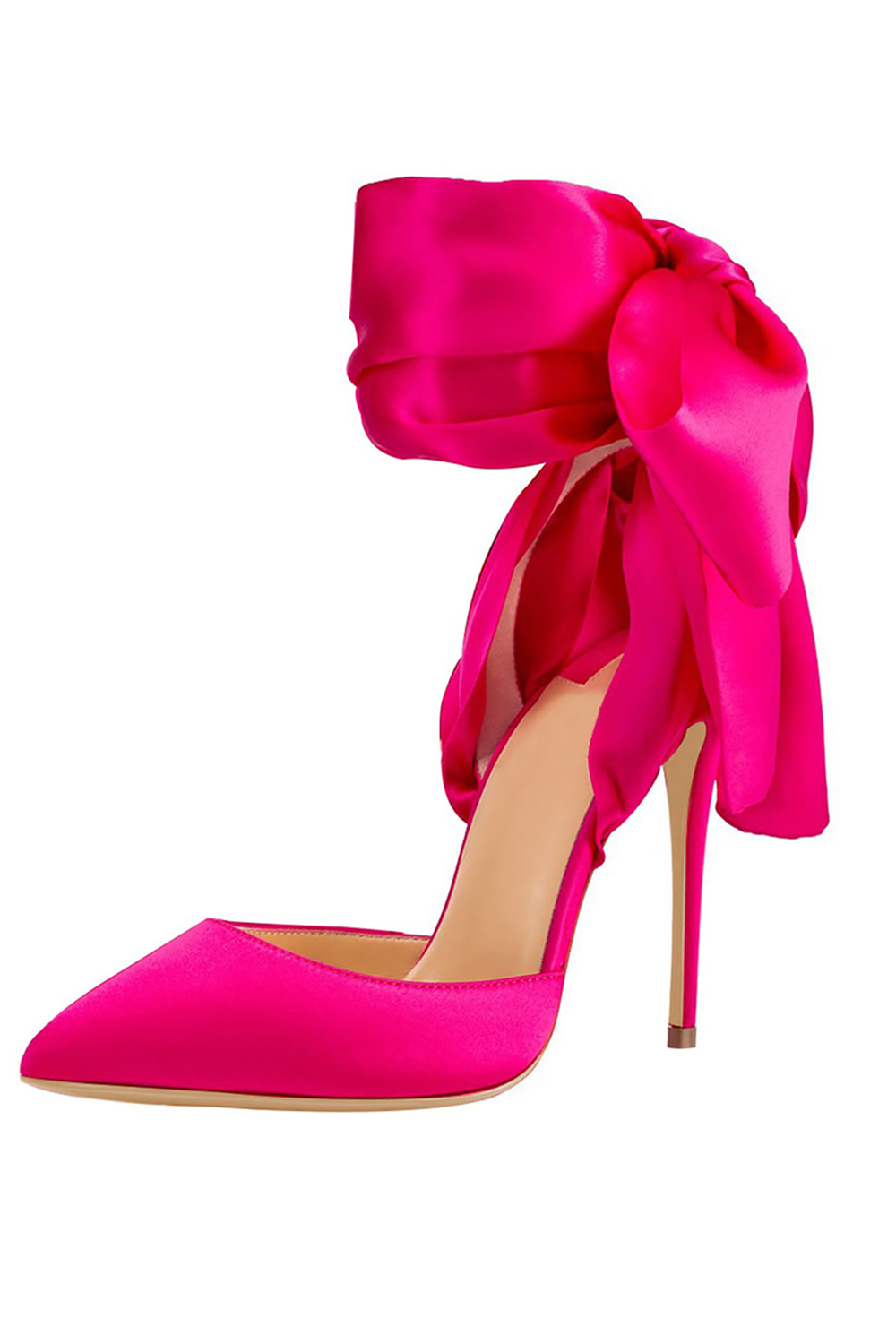 Elegant Pointed High Heels Party Shoes with Bows