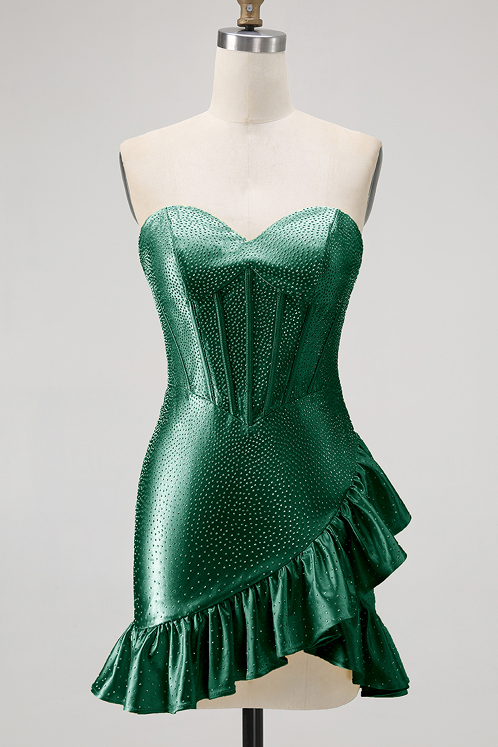 Sparkly Yellow Corset Sweetheart Short Bodycon Homecoming Dress with Beading