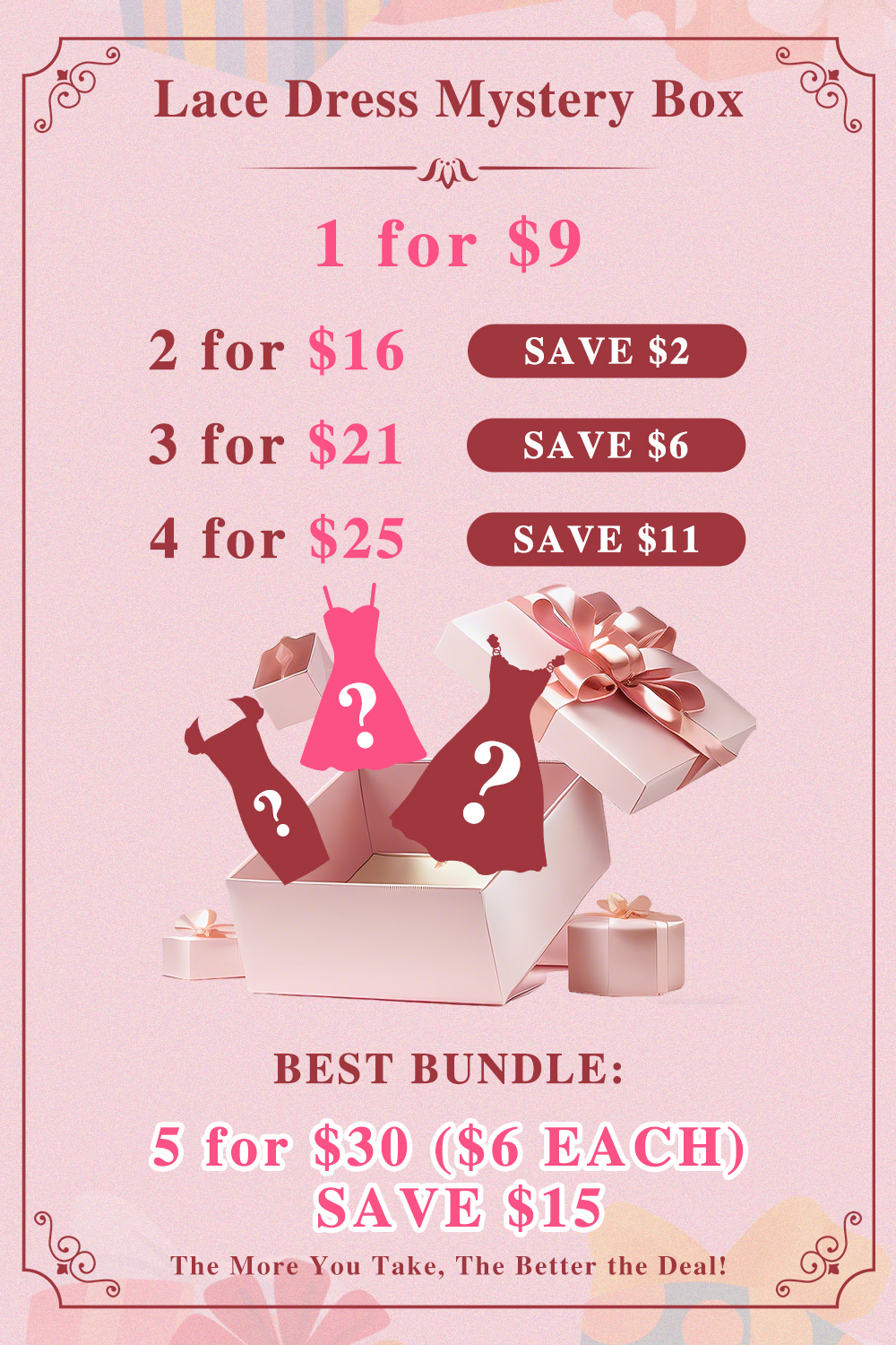 Lace Dress Mystery Box - Multi-Pack Savings