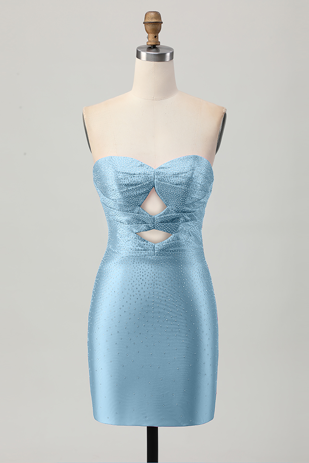 Sparkly Fuchsia Beaded Sweetheart Short Tight Homecoming Dress