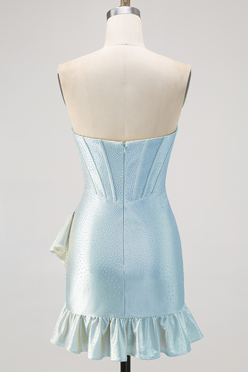 Sparkly Yellow Corset Sweetheart Short Bodycon Homecoming Dress with Beading