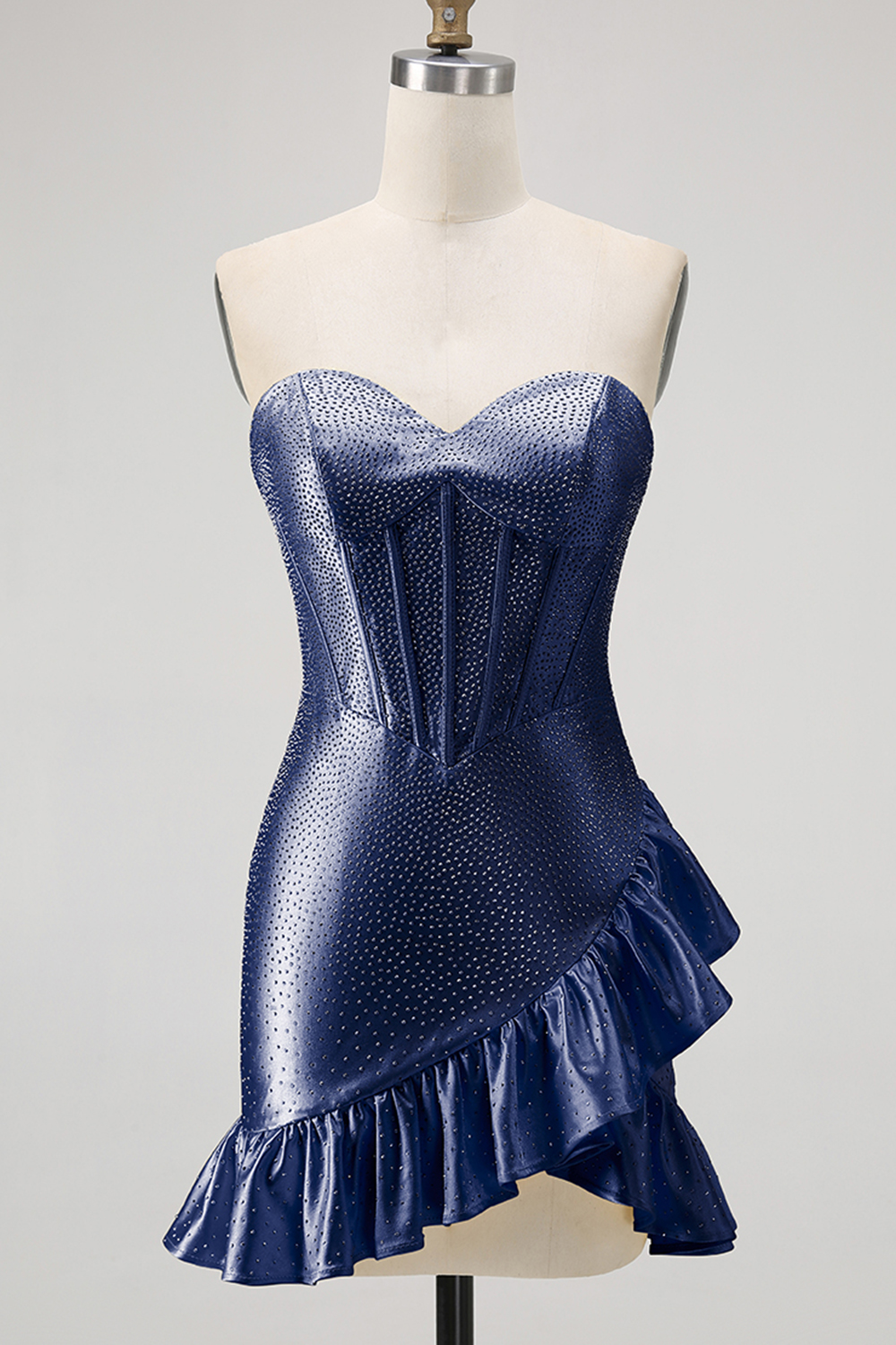 Sparkly Yellow Corset Sweetheart Short Bodycon Homecoming Dress with Beading