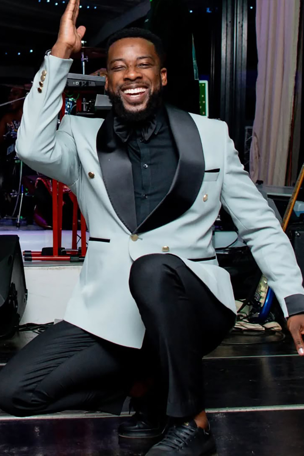 Light Green Shawl Lapel 2 Piece Buttons Prom Homecoming Men's Suits