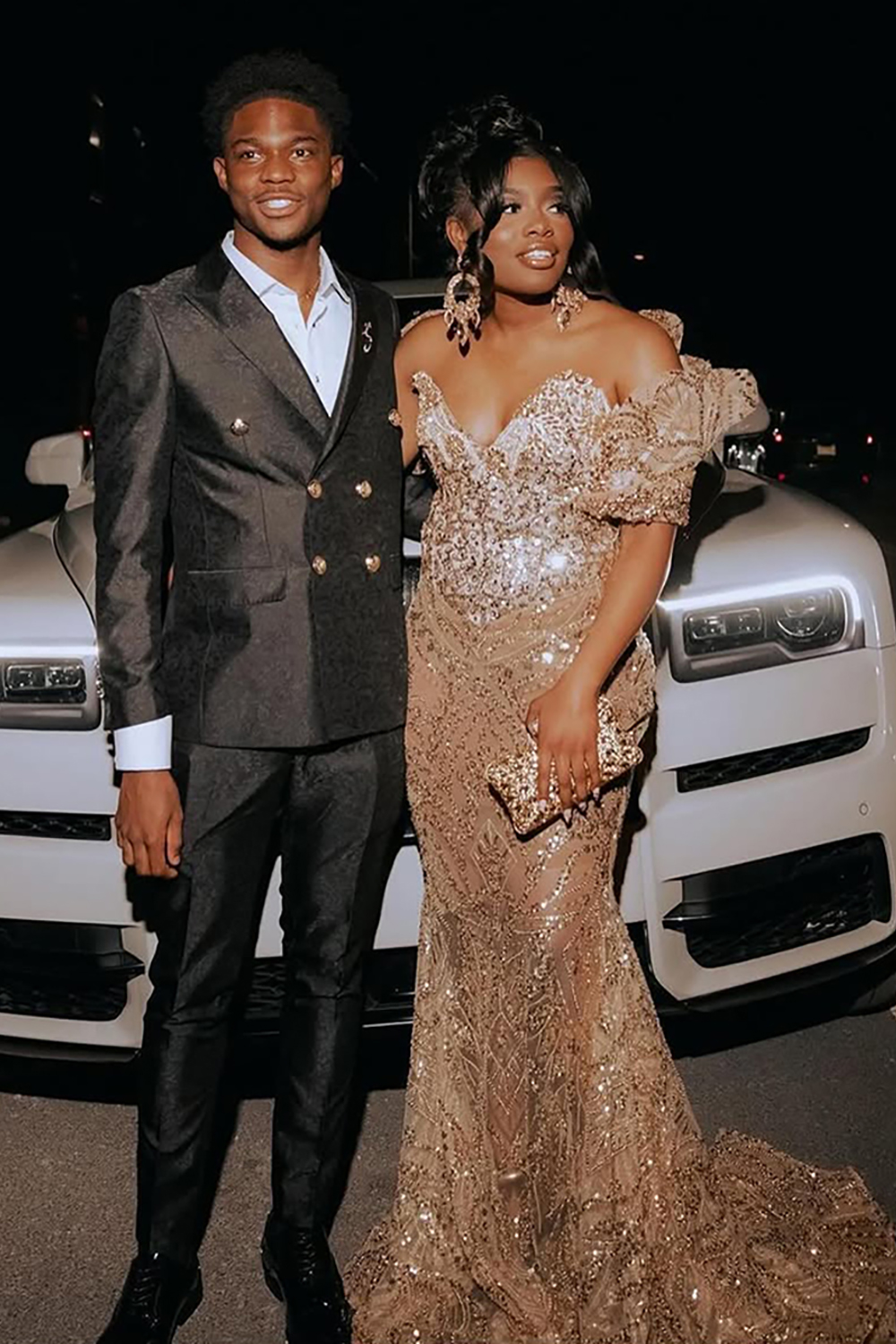 Black Notched Lapel 2 Piece Prom Homecoming Men's Suits