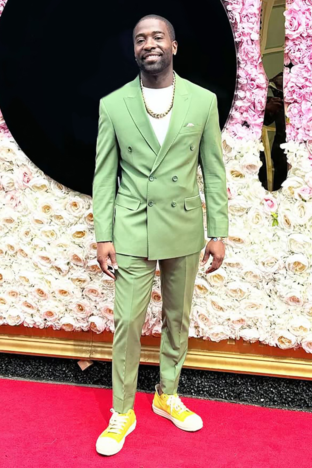 Light Green Double Breasted 2 Piece Peak Lapel Prom Homecoming Men's Suits