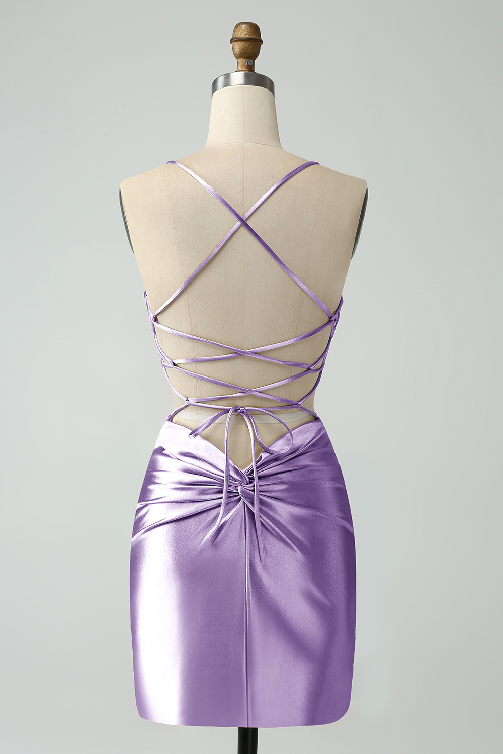 [Copy]Fuchsia Strapless A-Line Satin Corset Short Homecoming Dress with Beading
