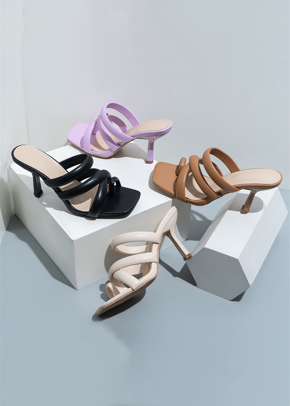 Open Toe High Heel Sandals