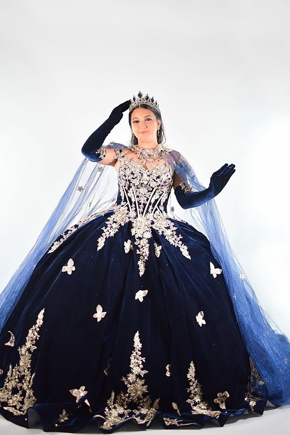 Burgundy Off the Shoulder Ball Gown Velvet Quinceanera Dress with Appliques