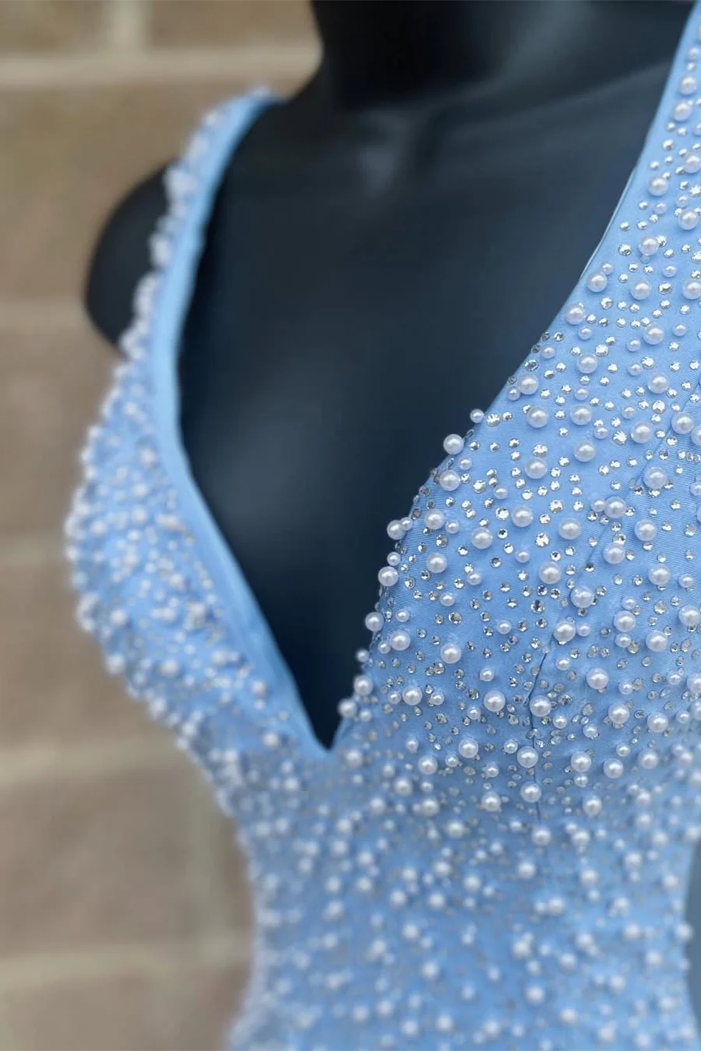 Sparkly Fuchsia Tight V Neck Short Homecoming Dress with Beading