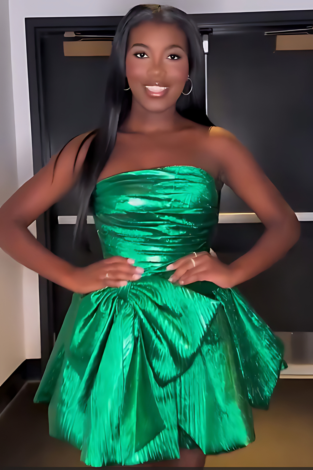 Purple Sweetheart Corset A Line Short Homecoming Dress With Bow