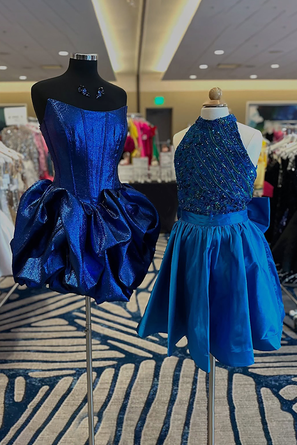 Sparkly Fuchsia Sequins Corset Strapless Short Homecoming Dress