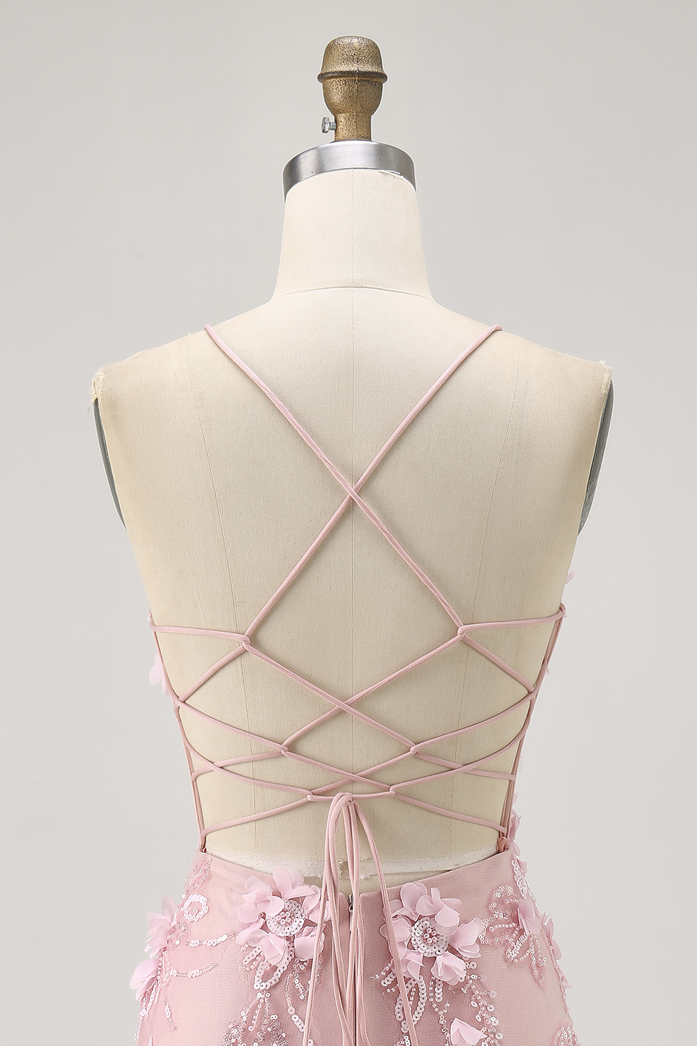 Sparkly Blue Tight Floral Short Corset Homecoming Dress with Sequins