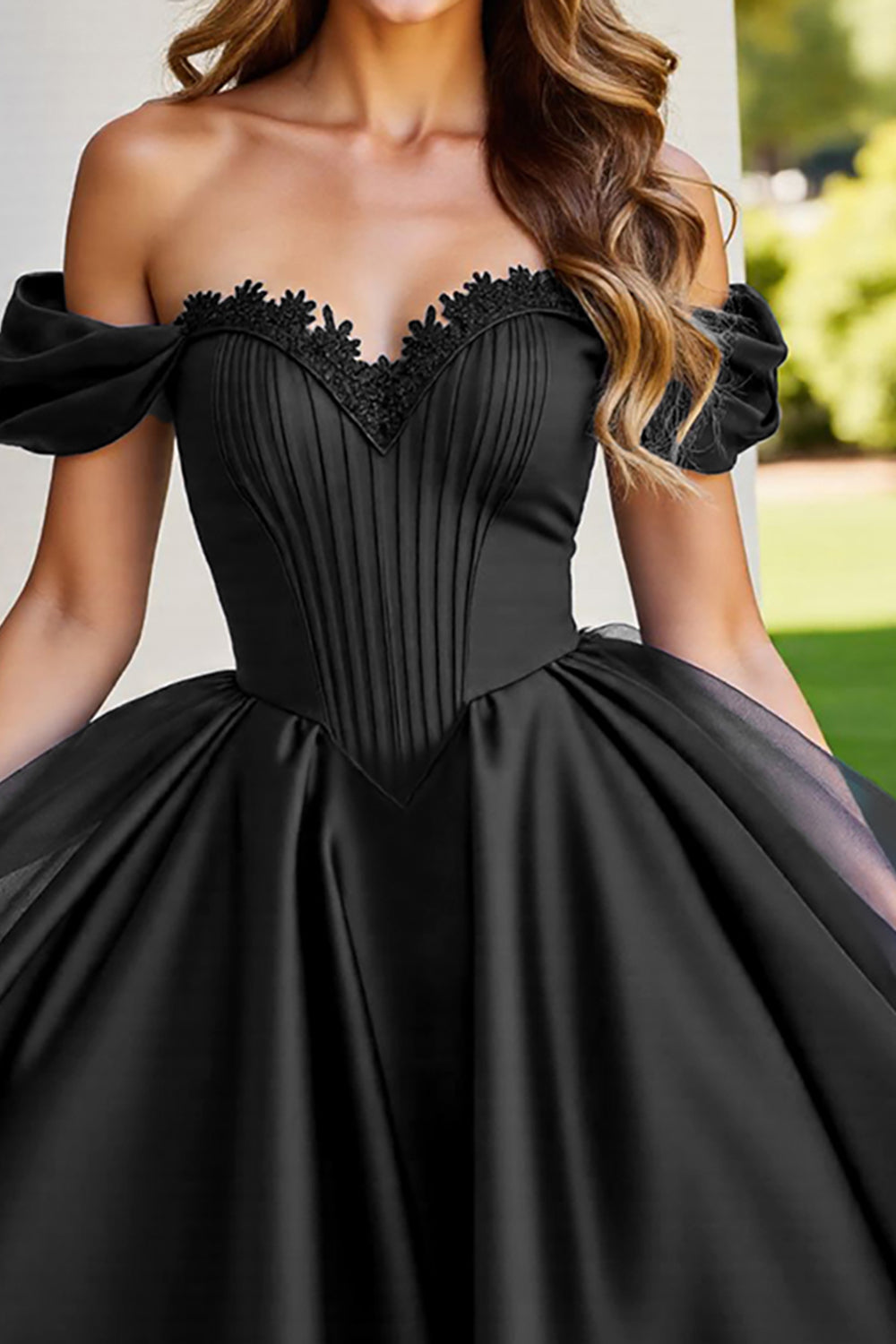 Navy Tulle Corset A Line Short Homecoming Dress