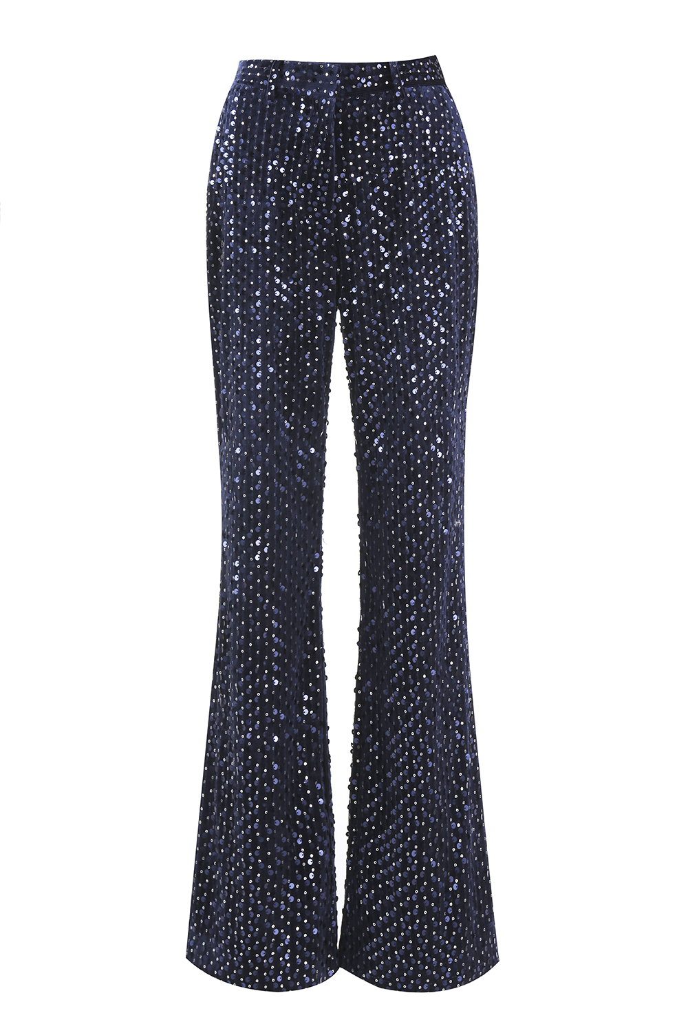 Sparkly Navy Sequin Peak Lapel 2 Piece Women Homecoming Prom Suits