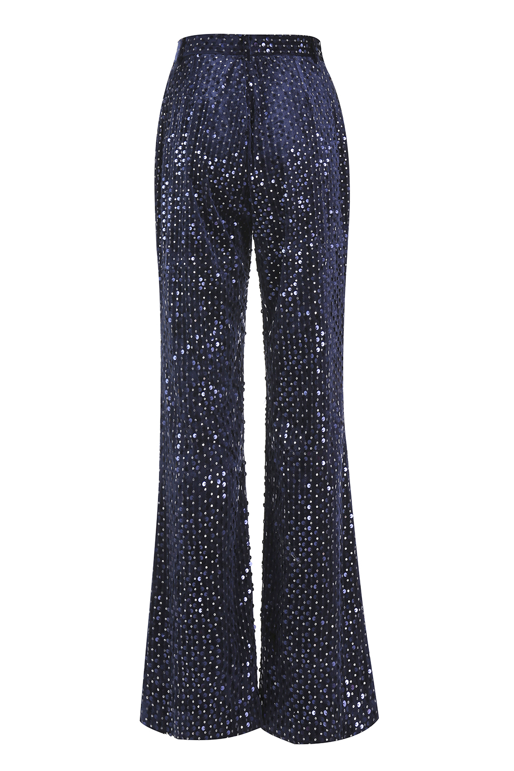 Sparkly Navy Sequin Peak Lapel 2 Piece Women Homecoming Prom Suits