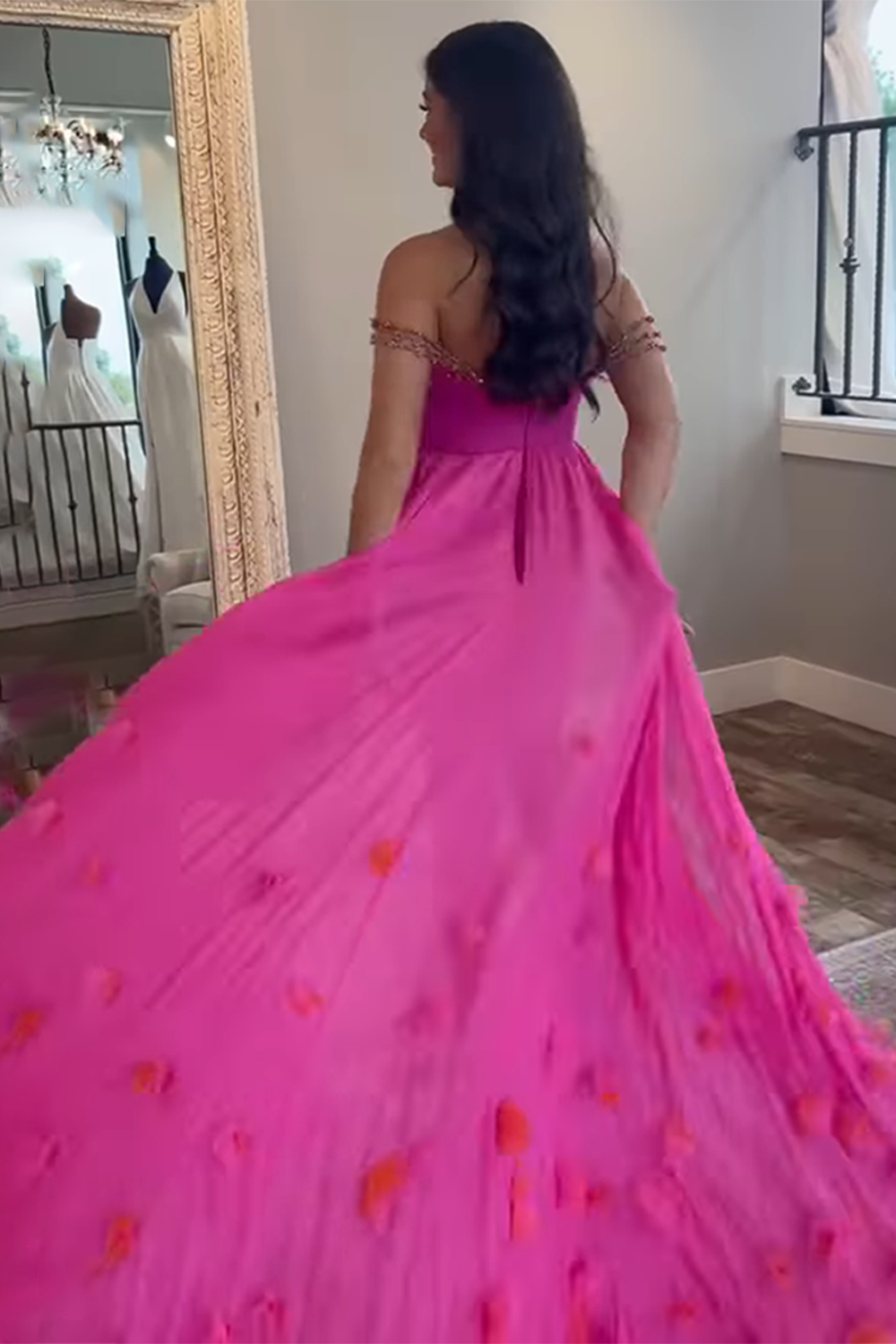 Sparkly Fuchsia Short Tight Homecoming Jumpsuit with Cape