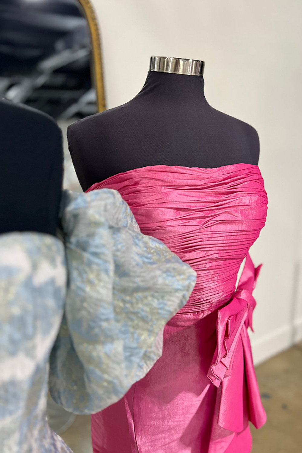 Black Tight Strapless Short Homecoming Dress with Bow