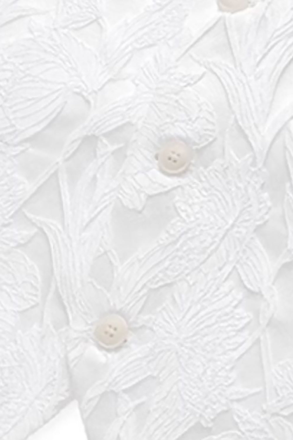 White Jacquard 3 Piece Shawl Lapel Prom Homecoming Men's Suits