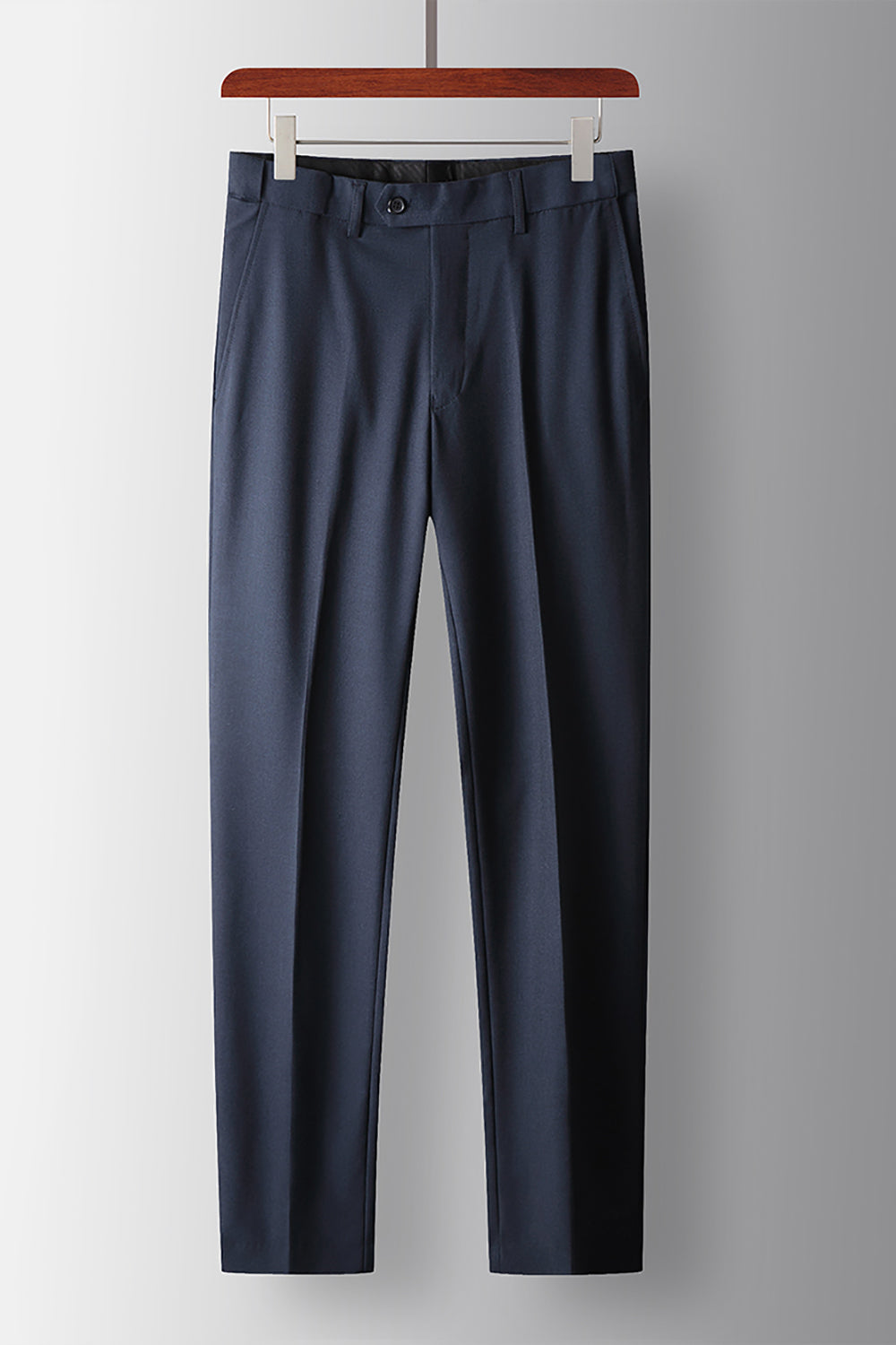 2 Piece Peak Lapel Navy Prom Homecoming Men's Suits with Pockets