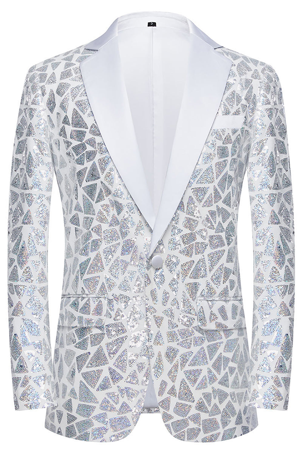 Sparkly Black Golden Sequins Notched Lapel 2 Piece Prom Homecoming Men's Suits