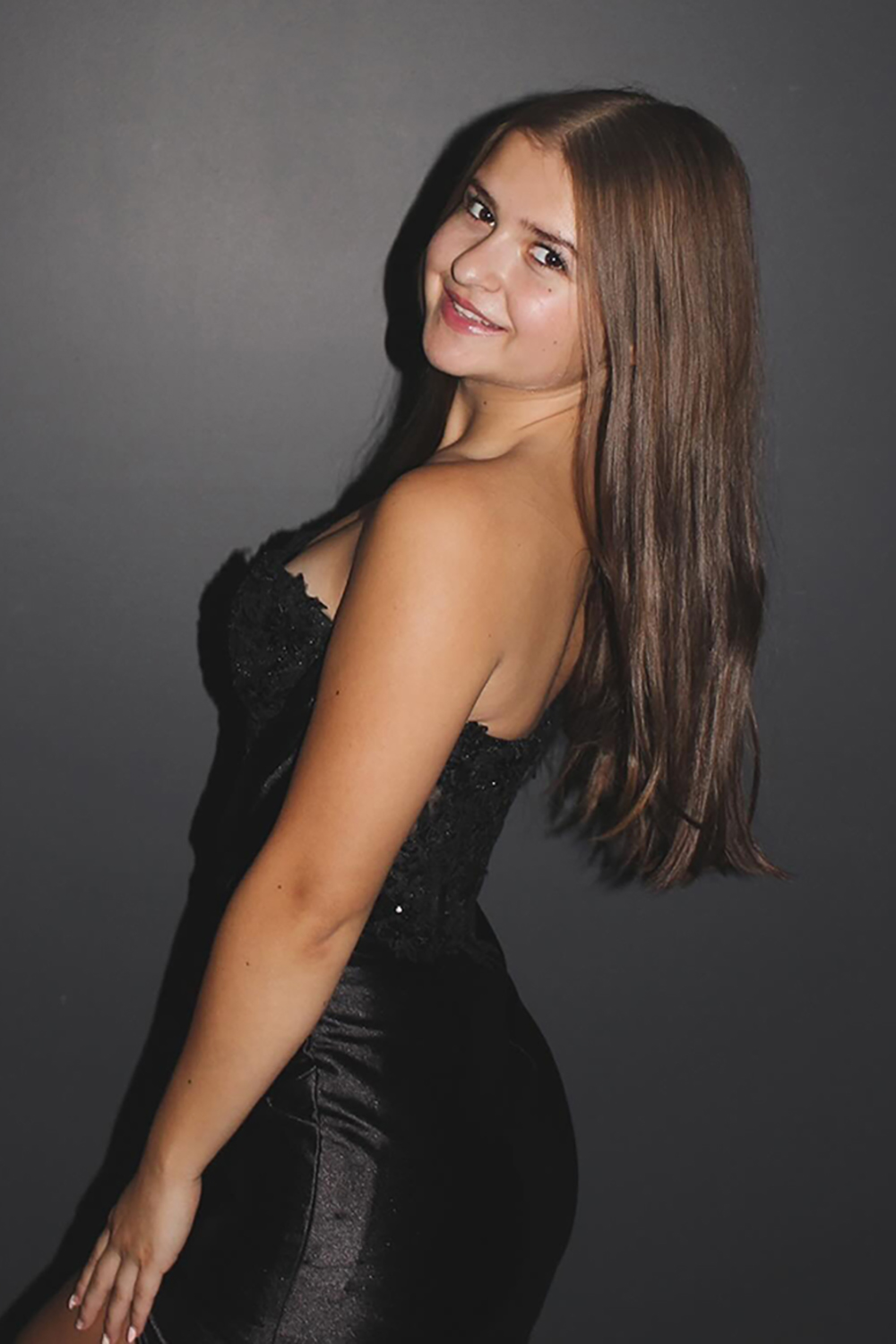 Black Sweetheart Satin Tight Short Corset Homecoming Dress with Appliques