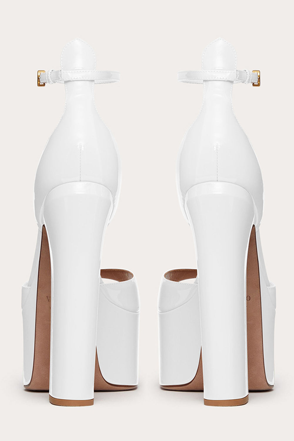 Open Toe Black Chunky Prom High Heels